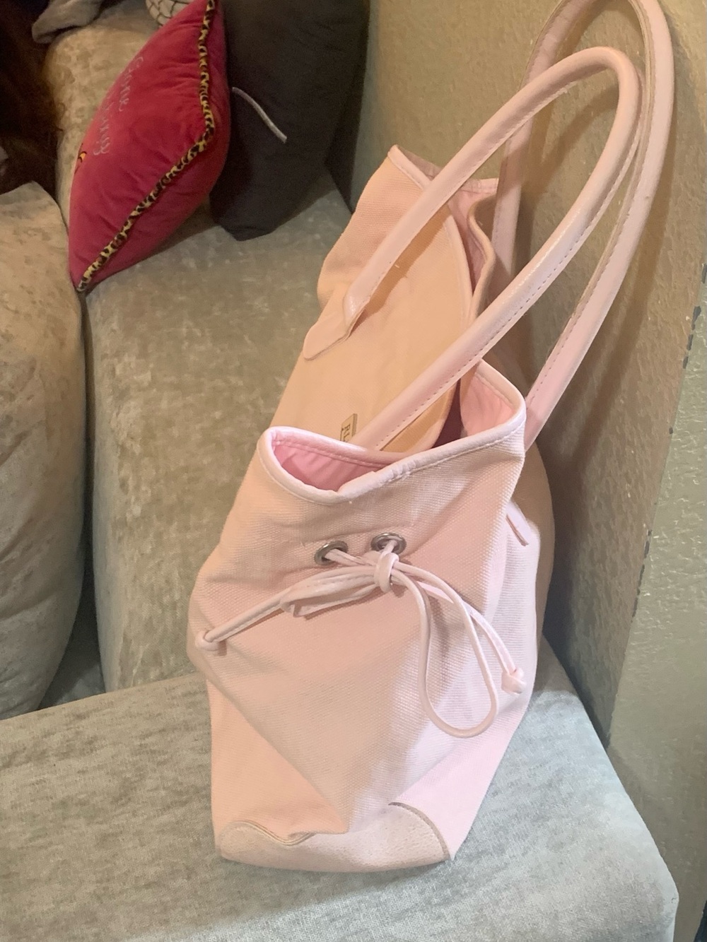 Ralph Lauren Y2K Light Pink Tote Bag - Picture 7 of 10
